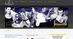 Desktop Screenshot of flamingogym.com